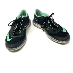 Nike Size 7.5 Sneakers Black Mint Lace Up Running Jogging Outdoors Hiking Sports
